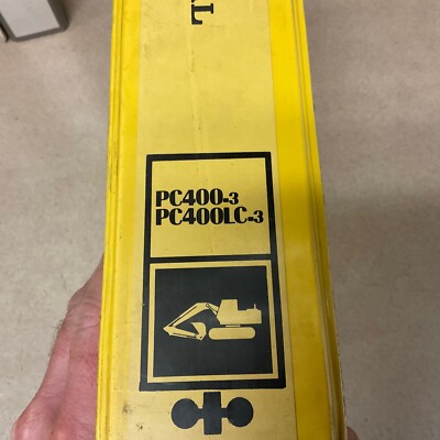 Komatsu PC400-3 PC400LC-3 SERVICE SHOP REPAIR MANUAL EXCAVATOR pn SEBM02080307