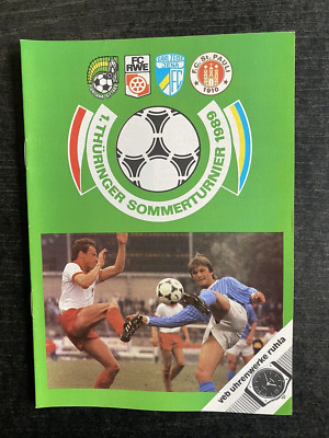 Tournament FC red-white Erfurt 1989 with Fortuna Sittard, St. Pauli, Carl Zeiss Jena