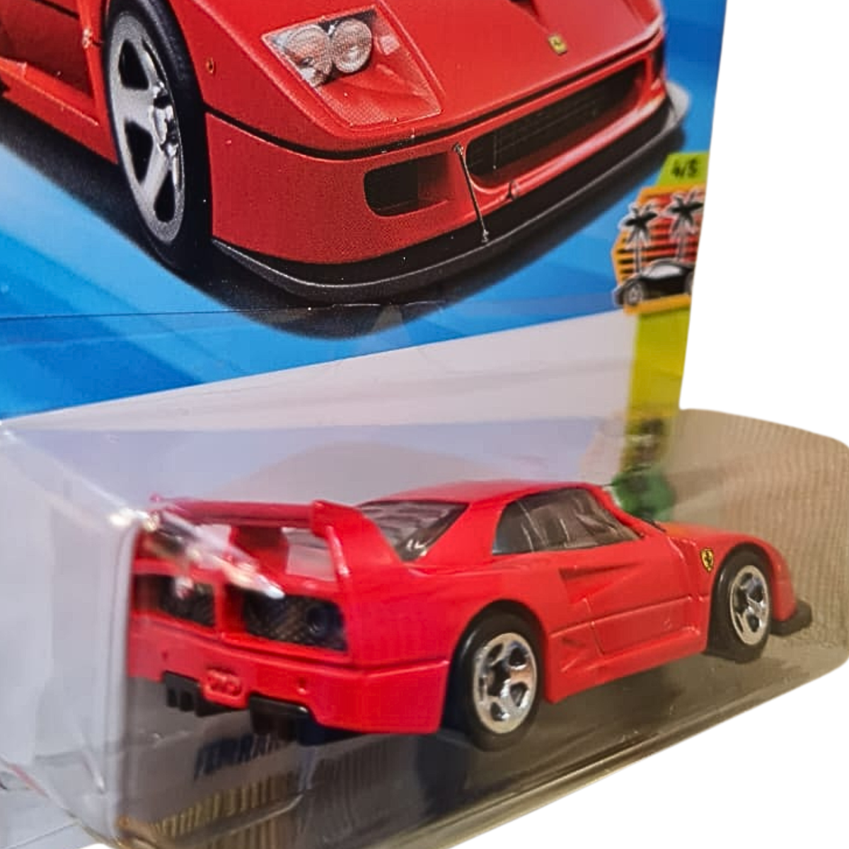 Hot Wheels FERRARI F40 メタリックレッド Hot Wheels FERRARI F40 メタリックレッド 1/64 MM フェラーリ F40