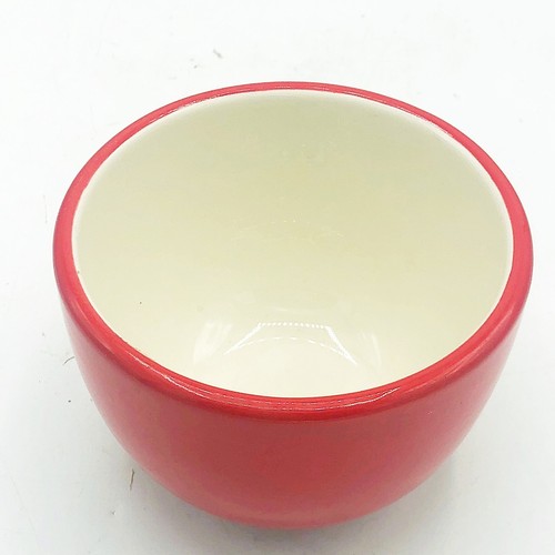 Red Ceramic 4" H Bowl Target Christmas 2009 - Picture 2 of 4