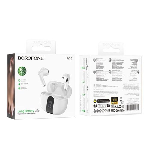 BOROFONE FQ2 Air wireless BT headset - white - Picture 2 of 4