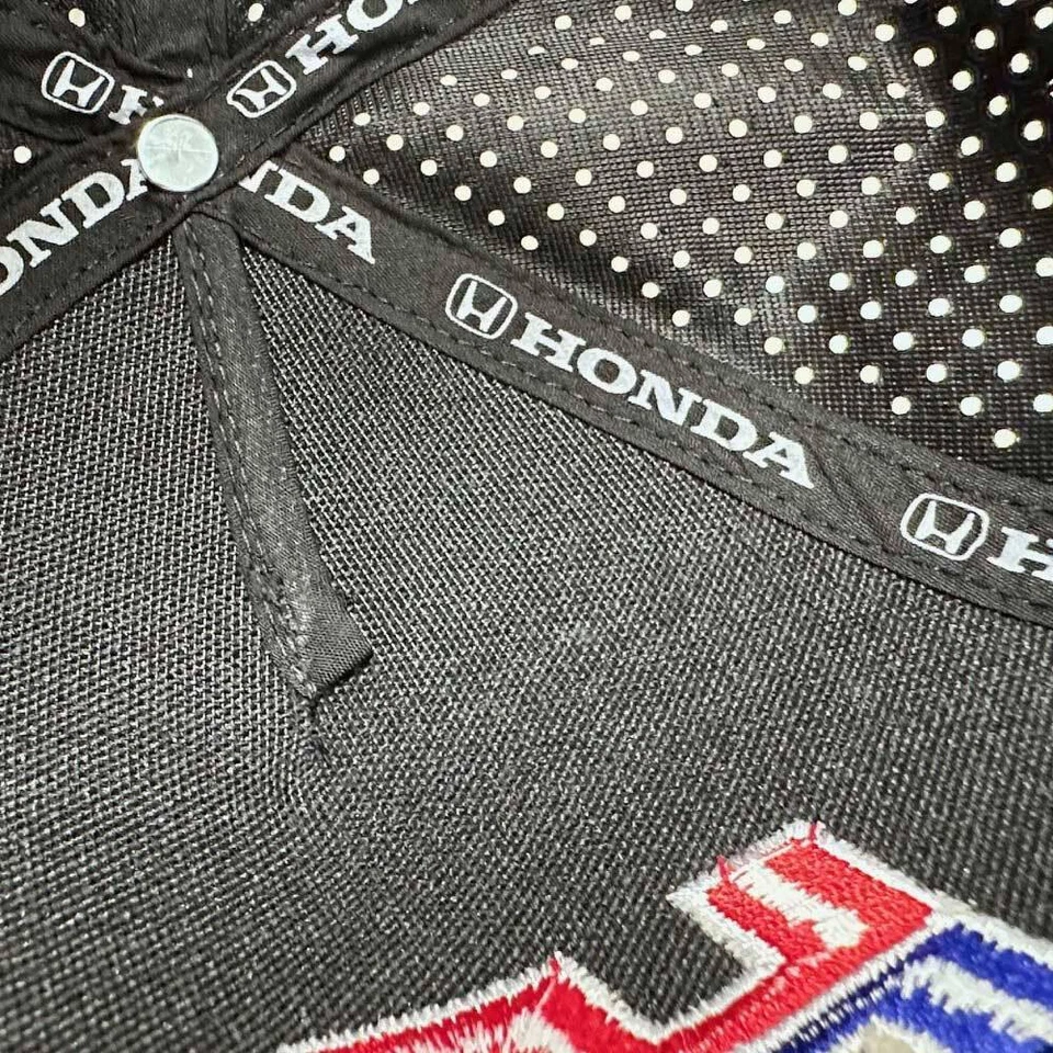 HRC Honda Racing Performance Hat Black - Image 4 of 4