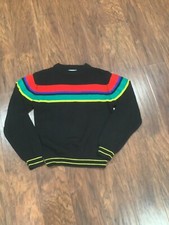 Vintage 80s / 90s Compass Knit Sweater Kids Size Medium 10/12 
