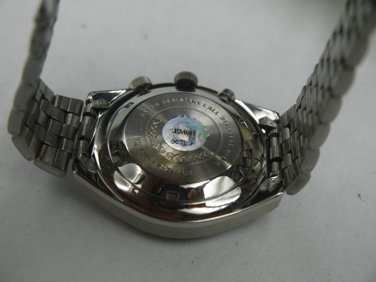 ORIENT Automatic World Time RED&BLACK 21 Jewels 469EE6-71 5
