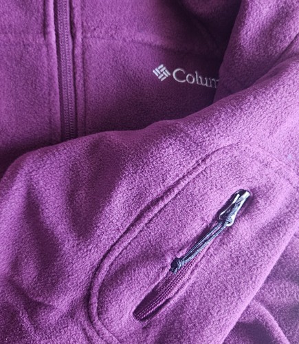 Chaqueta polar clásica con cremallera completa Columbia Benton Springs talla PEQUEÑA $65 NUEVA - Imagen 7 de 12