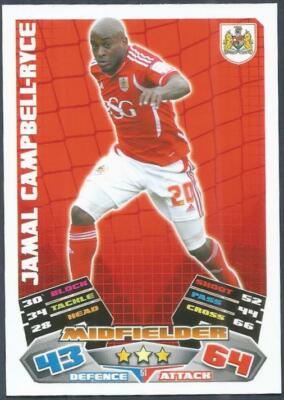 Topps Match Attax Championship 2011-12 - #051 - Bristol City - Jamal Campbell - Ryce