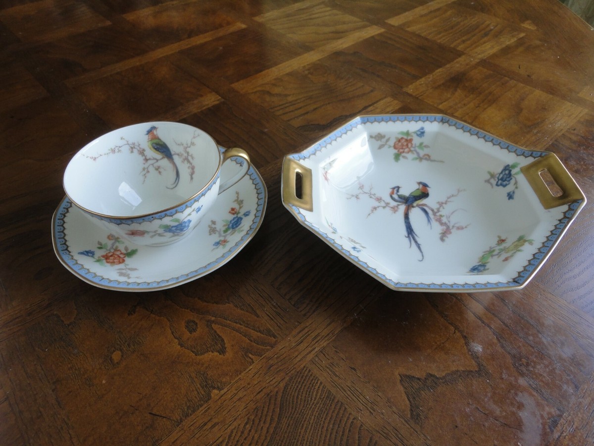 3 Pieces Of Tea Set Theodore Haviland Limoges France PARADISE
