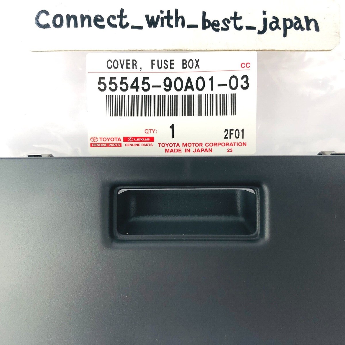 TOYOTA GENUINE FJ62 88-90 Land Cruiser Fuse Box Cover Gray 55545