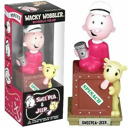 Juguete Coleccionable Swee Pea and Jeep Funko Wacky Wobbler Bobble Head NUEVO - Imagen 1 de 1
