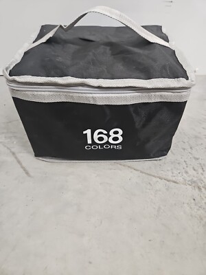 168PCS Marker Set Permanent Double-Ended Highly Pigmented Colors With Stable Bag