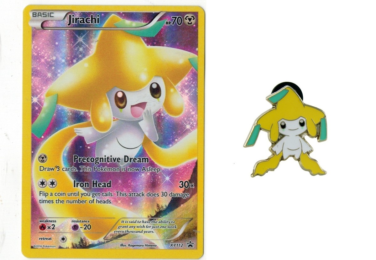 Jirachi Pokemon Mythical Collection Promo XY112 + Matching Mint