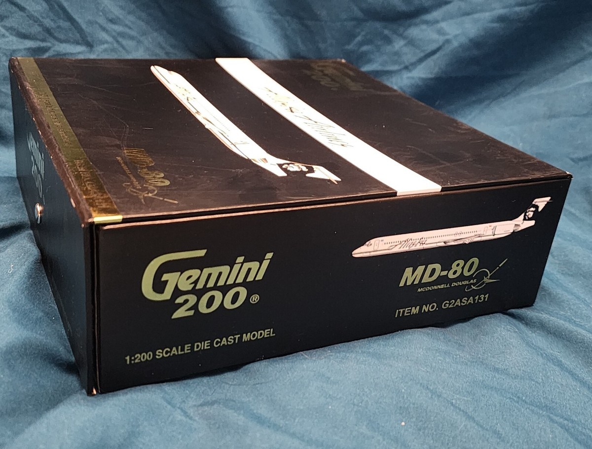 Alaska Airlines MD-83 N975AS GeminiJets G2ASA131 Scale 1:200 RARE