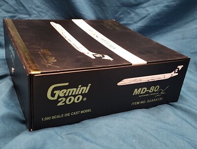 Alaska Airlines MD-83 N975AS GeminiJets G2ASA131 Scale 1:200 RARE