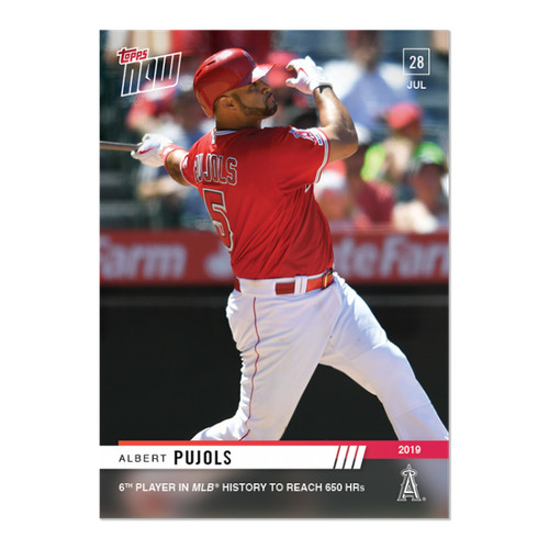 2019 Topps Now 592 Albert Pujols
