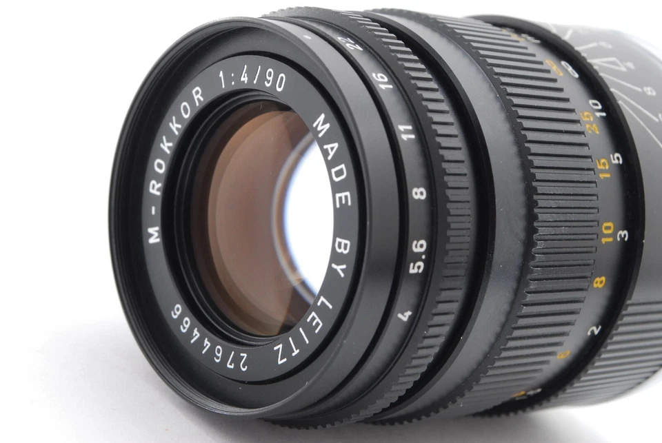【N COMO NUEVO+++】Lente Minolta M-Rokkor 90 mm f/4 MF para montaje M CL CLE hecha por Leitz Foto 3 de 4