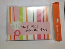10 Hallmark Bachelorette Party Invites - The Fling Before the Ring! Fantastic!