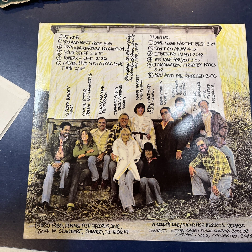 John Hartford - You And Me At Home - Flying Fish 228 1980 LP VG+ - Image 3 of 4