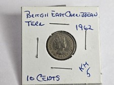 World Coins - East Caribbean States 10 Cents 1962 Coin KM# 5