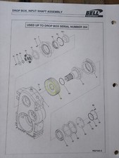 Drop Box Input Parts Bell 4206D MK II  I Gear 225234