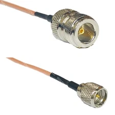 RG316 N FEMALE to MINI UHF MALE RF Cable FAST-SHIP LOT