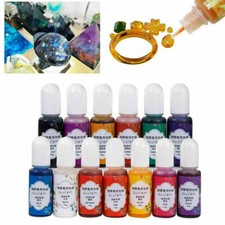 13 Set Bottles Set Kit Epoxy UV Resin Color Dye Colorant Resin Pigment Art Craft