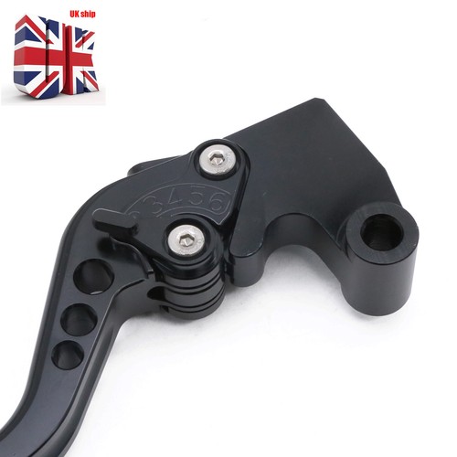 CNC Black Adjust Short Brake Clutch Levers For Triumph TT 600 2000 2001 02-2003 - Picture 9 of 13