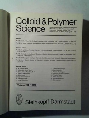 Colloid & Polymer Science. Kolloid-Zeitschrift und Zeitschrift für Polymere = Of