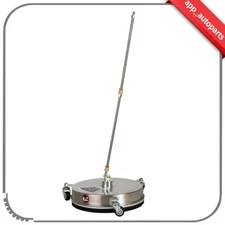 15" Pressure Washer Surface Cleaner 4000PSI with 2 Extension Wands 3 Wheels