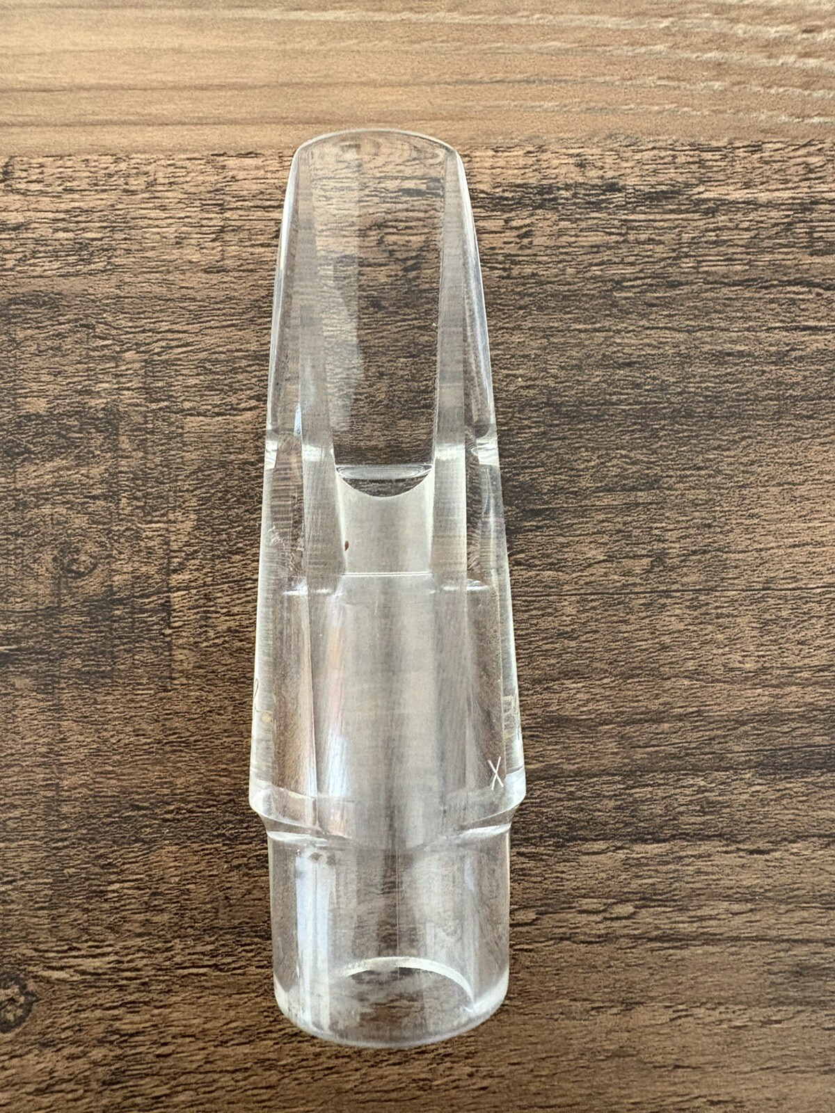 RARE NOS Babbitt Elkhart Clear Plastic “X” Alto Saxophone Mouthpiece | Vintage