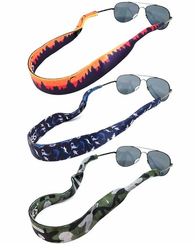 Wrapables Neoprene Adjustable Eyewear Retainer, Sunglass Strap (Set of 3) - Picture 12 of 17