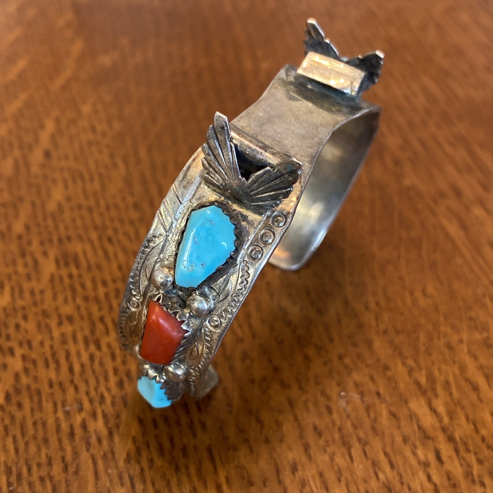 Wayne Josie Panteah Zuni Vintage Watch Cuff Brace… - image 3