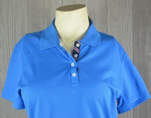 Orvis Women's S Polo Shirt Fly Fishing Pima Cotton Blue New