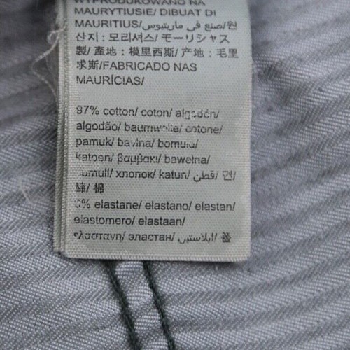 Pantalones Calvin Klein Delgados Rectos Elásticos Gris 5 Bolsillos Talla 33 (MSR 34x32) - Imagen 5 de 10