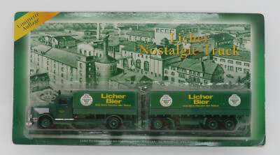 GRELL HO 1/87 TRUCK TRAILER TRUCK BUSSING NAG L4500 BEERS LICHER BEER IN BOX