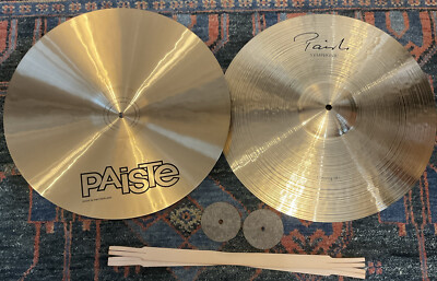 Paiste 18” Signature Symphonic Heavy Hand Cymbals, Pair | eBay