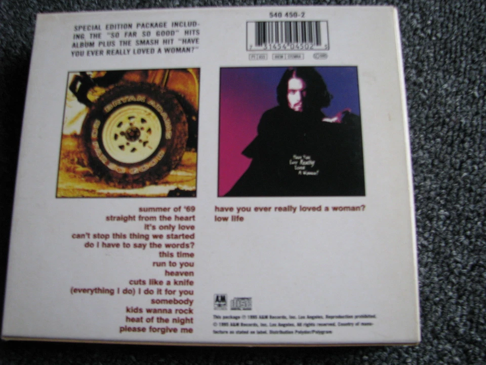 Bryan Adams-So Far So Good CD+ Maxi CD Box-Rock - Bild 2 von 3