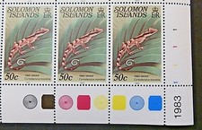 SOLOMON ISLANDS 1979 SG400cB 50c. TREE GECKO  -  MNH