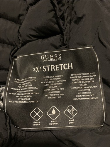Guess Stretch Quilted Bomber Men’s Size M - Picture 4 of 6