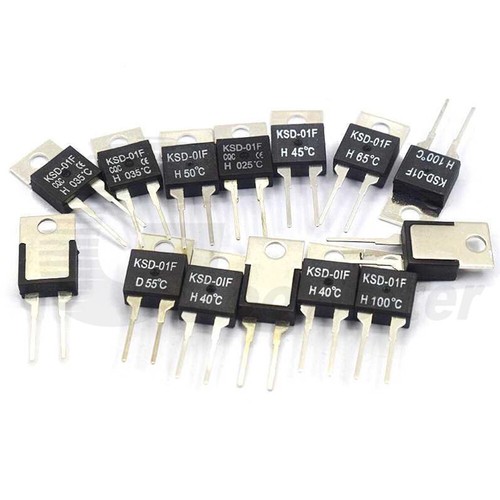 KSD-01F N/O N/C Temperature Switch Thermostats 40℃ to 120℃ Normal Open / Closed - Picture 6 of 9
