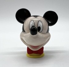 VTG 1990s DISNEY MICKEY MOUSE THIMBLE Ceramic Collectable ~Enesco ~Mickey & Co.