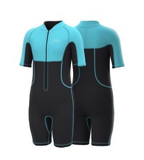 Hevto Full Wetsuits Kids Youth 3/2mm Neoprene. Front Zipper Size 14X