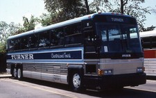 Original Bus Slide Coach Turner Charters and Tours #91 MCI Bus 1986 #02