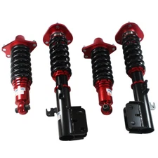 Red Front & Rear Full Coilover Struts For 2005-2010 Scion tC Adjustable Height