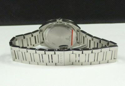 GUCCI YA142503 Black Dial Diamond Stainless St. 142.5 Series
