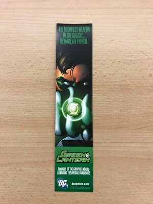 2006 DC Comics - Green Lantern - Comic Book Promo Bookmark