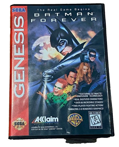 Batman Forever (Sega Genesis, 1995) No Manual Tested K 21481800194