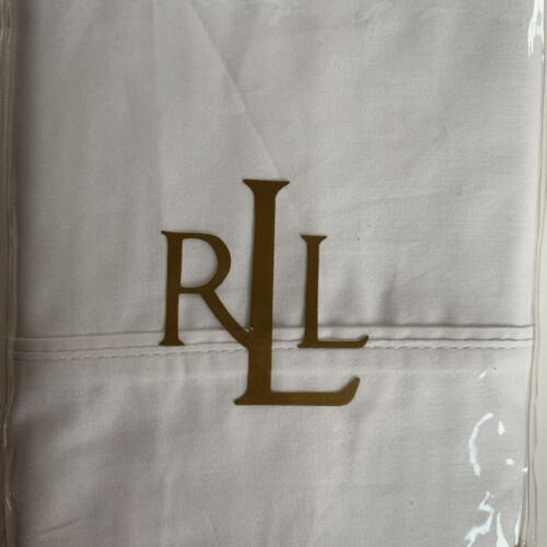 Funda de almohada estándar Ralph Lauren Dunham 2 21x32" algodón blanco lavado a máquina - Imagen 16 de 19
