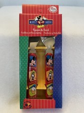 Disney for Kids Spoon and fork Set New in Package Mickey Goofy Donald Duck
