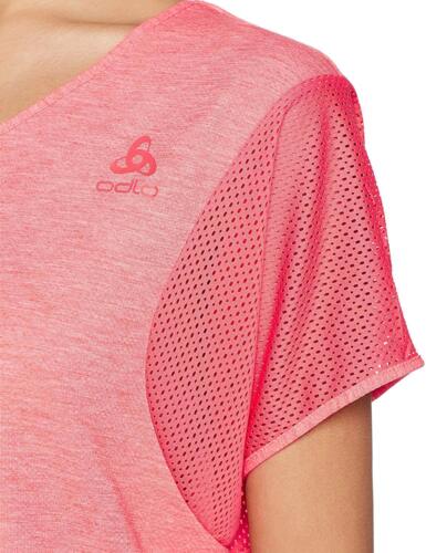 Odlo T-shirt MAIA donna manica corta rosa - 350101-30380 - Foto 3 di 12