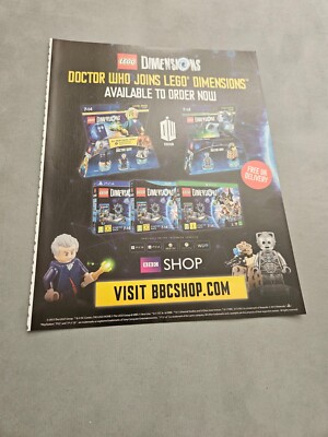 TPEEP288 MAGAZIN WERBUNG 11X8'' LEGO DIMENSIONS - DOCTOR WHO 
